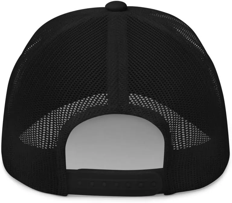 NG Upside Down LA Embroidered Curved Bill Trucker Hat Mid Crown Adjustable Los Angeles Cap
