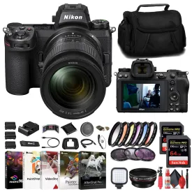 Nikon Z7 II Mirrorless Camera W/ 24-70mm f/4 Lens   2 x 64GB Card   Filter   More