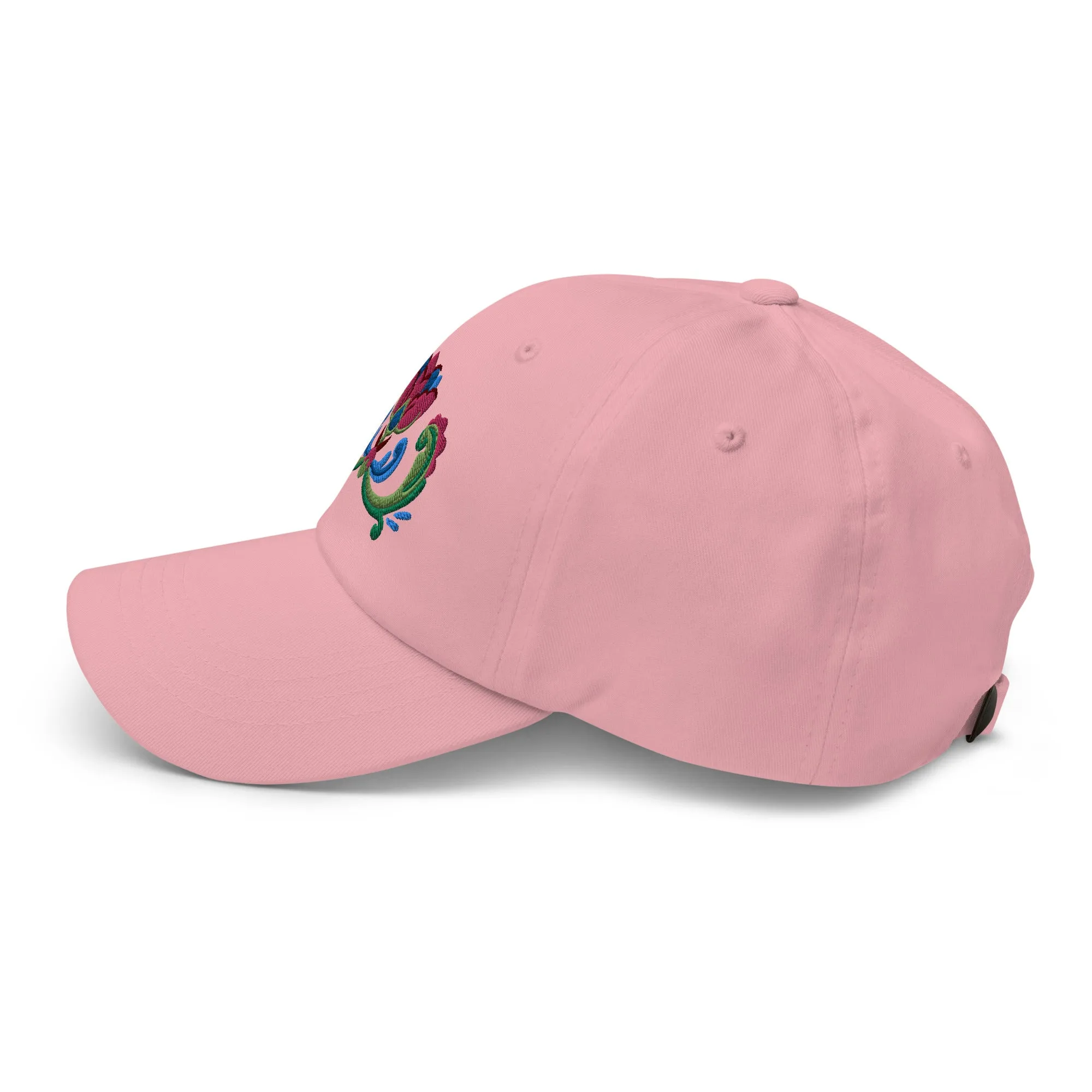 Norwegian Rosemaling Embroidered Dad Hat