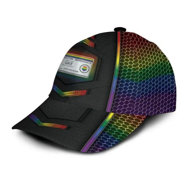 Personalized Pride Baseball Cap, Anyone's Approval To Be Me LGBT All Over Printing 3D Cap Hat, Pride Accessories