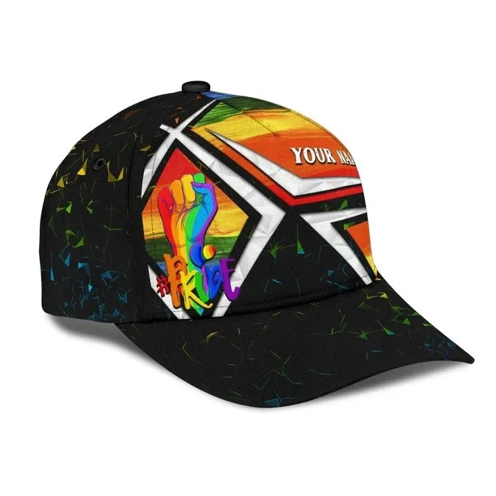Personalized Pride Baseball Cap, Anyone's Approval To Be Me LGBT All Over Printing 3D Cap Hat, Pride Accessories