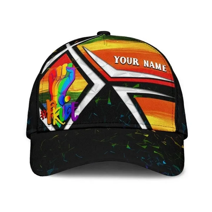 Personalized Pride Baseball Cap, Anyone's Approval To Be Me LGBT All Over Printing 3D Cap Hat, Pride Accessories