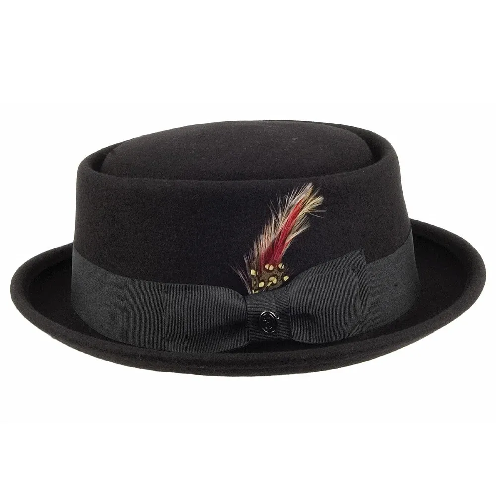 Pork Pie Hat Black Wholesale Pack