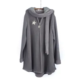 RETIRED - Grey Hoody with Scarf