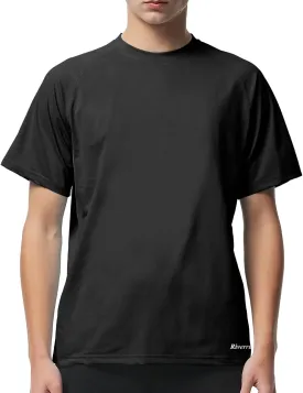 Riverruns Fishing T-Shirt Mens UPF 50  Sun Protection Fishing Shirt Short Sleeve Performance Tee #1006