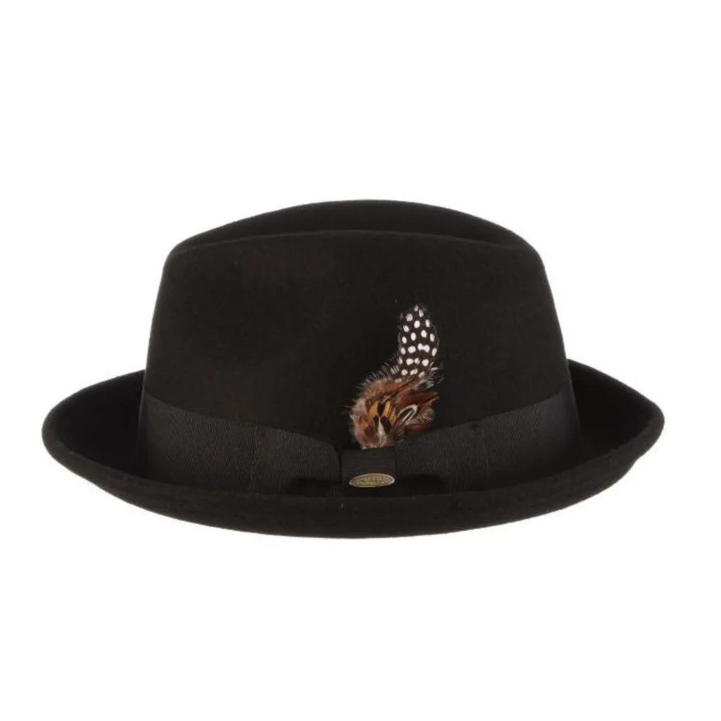 Scala Coeur Crushable Wool Felt Trilby Hat