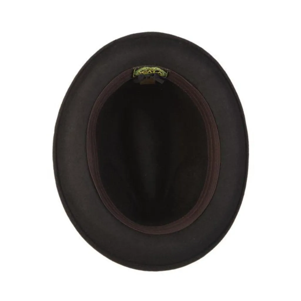 Scala Coeur Crushable Wool Felt Trilby Hat