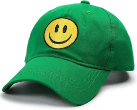 SONMONY Smile Face Baseball Cap for Women Men Cute Baseball Caps Unstructured Cotton Dad Hat