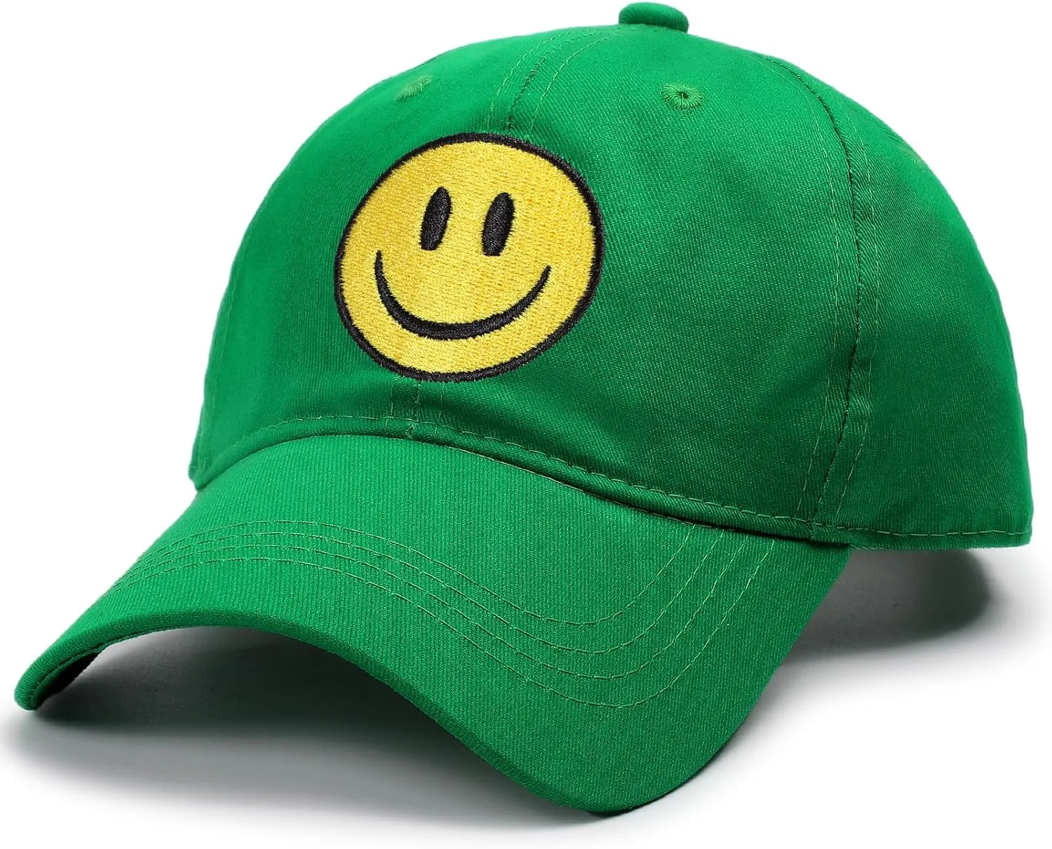 SONMONY Smile Face Baseball Cap for Women Men Cute Baseball Caps Unstructured Cotton Dad Hat