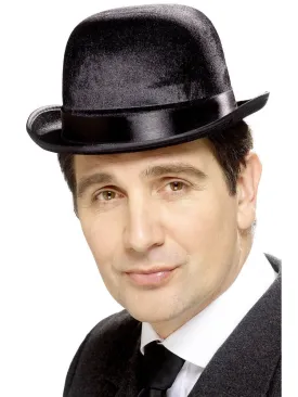 Tales of Old England Derby Bowler Hat, Black