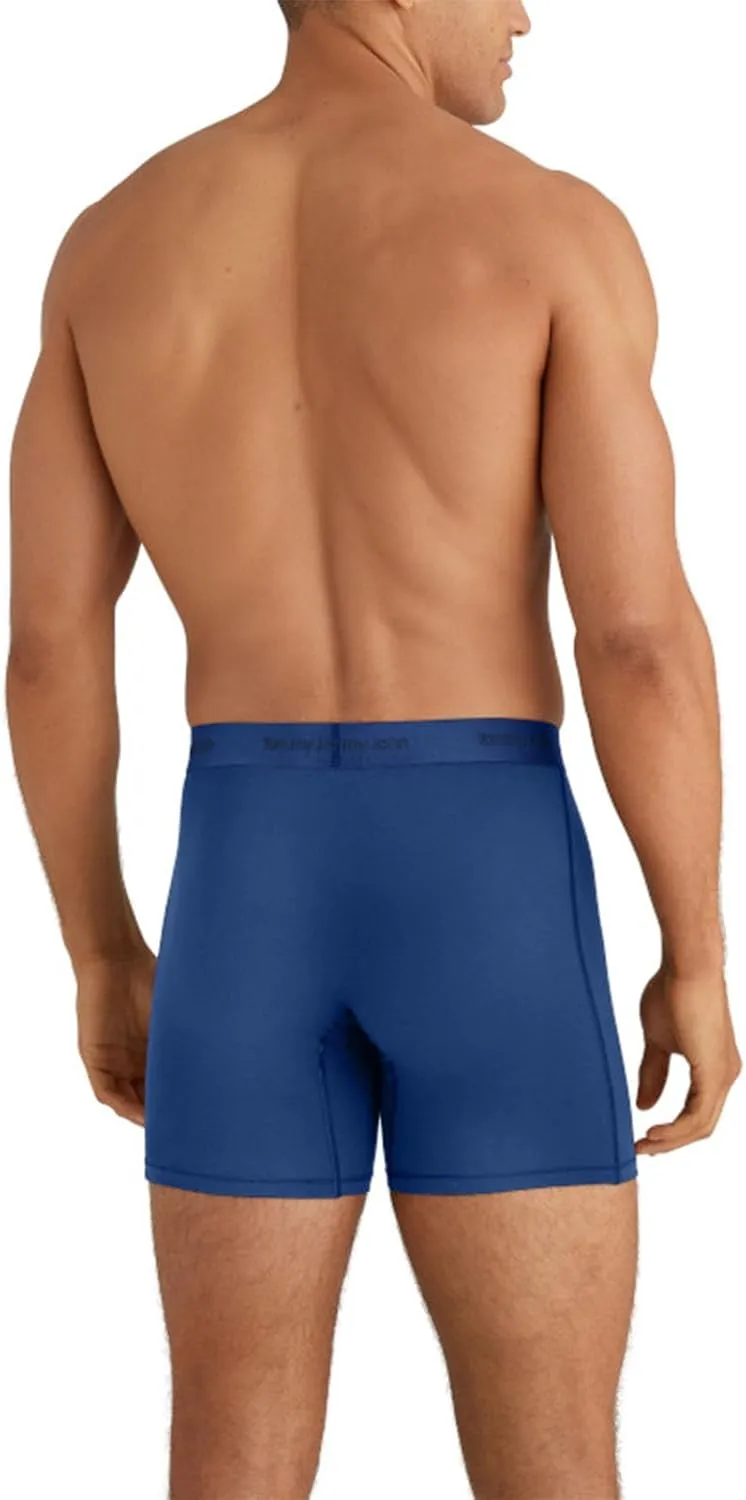 Tommy John Men's Luxe Modal 6" Boxer Brief Underwear 3-Pack