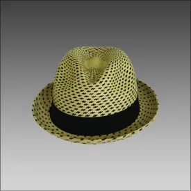 Tumia Striped Trilby Panama Hat