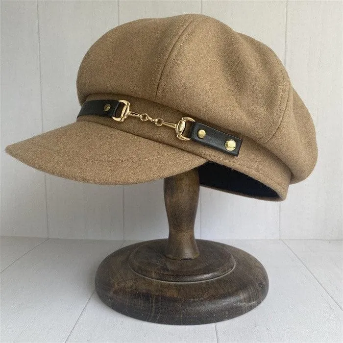 Vintage Style Newsboy Hat for Large Head Fit