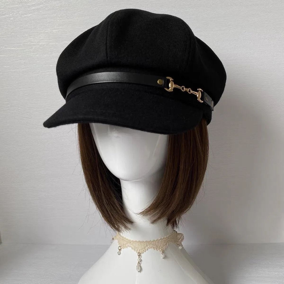 Vintage Style Newsboy Hat for Large Head Fit