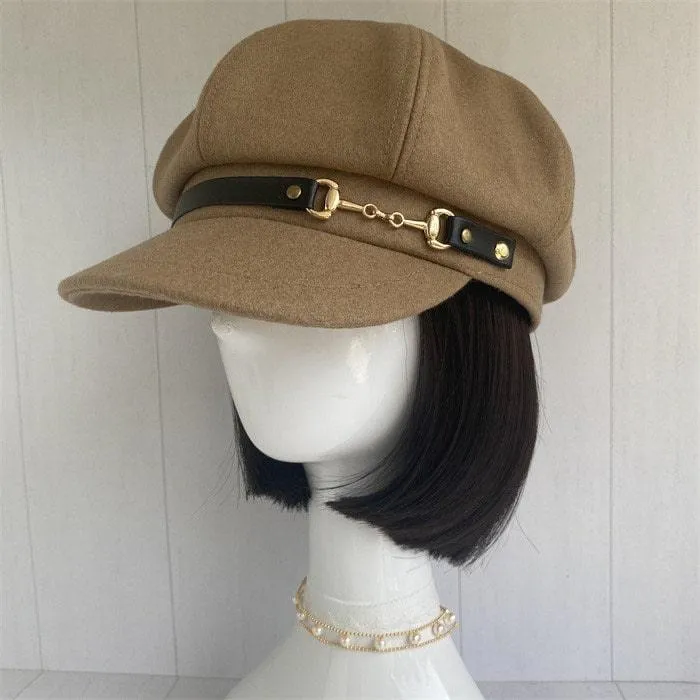 Vintage Style Newsboy Hat for Large Head Fit