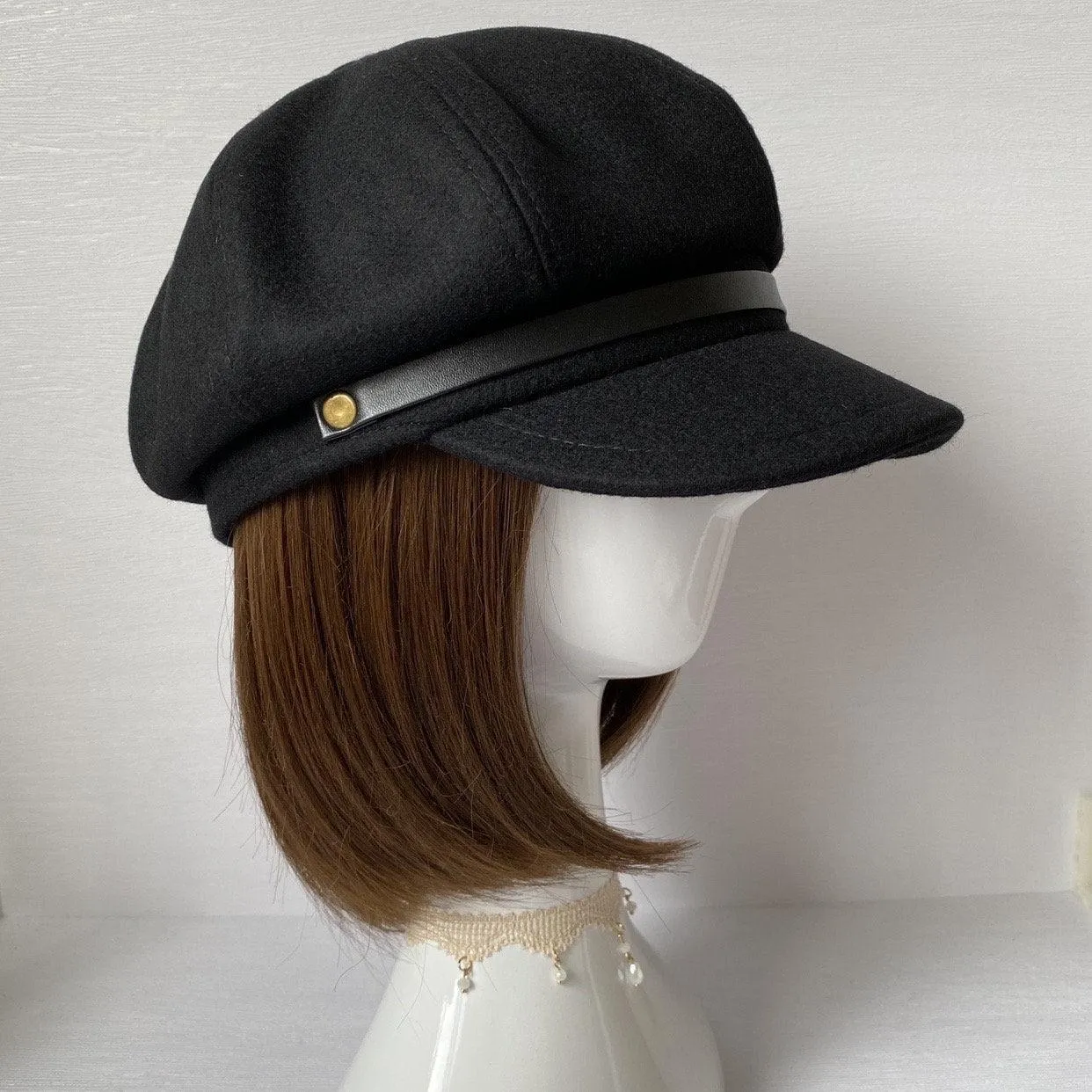 Vintage Style Newsboy Hat for Large Head Fit