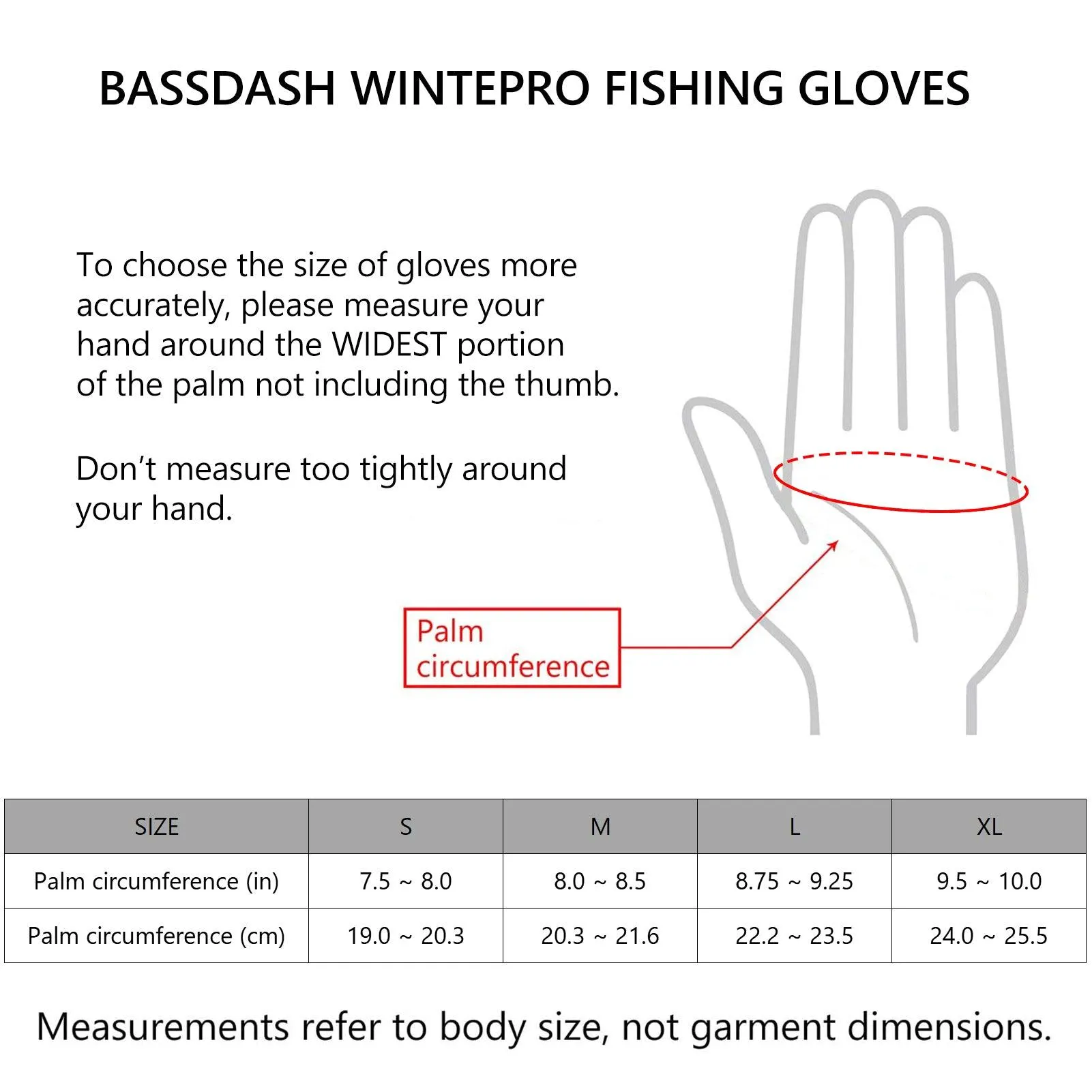 WintePro Water-resistant Fishing Hunting Gloves with Fleece Lining
