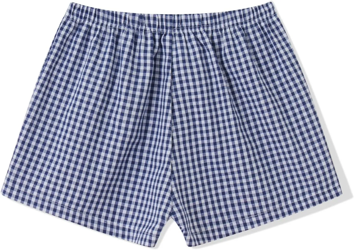 Women Y2k Pajamas Shorts Micro Button Boxers Elastic Waist Cute Pj Bottoms Summer Plaid Lounge Short