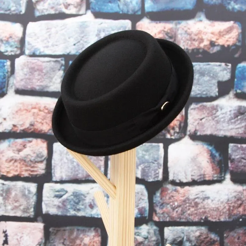 Wool Felt Crushable Pork Pie Hat
