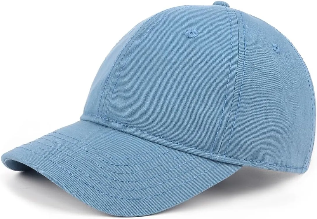 Zylioo Small Baseball Cap,Petite Size Ball Cap,Relaxed Little Sports Cap,Adjustable Fitted Golf Cap for Men Women